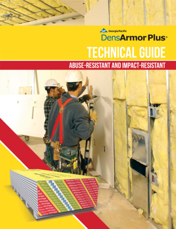 DensArmor Plus Abuse-Resistant Interior Panel - Technical .