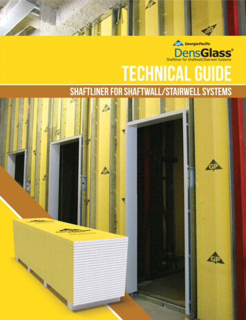 Technical Guide: Shaftwall/Stairwell Systems (DensGlass .
