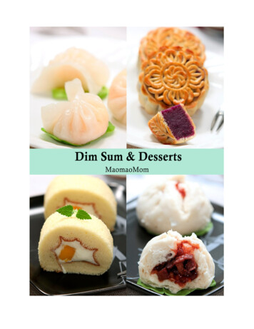 Dim Sum And Desserts - MaomaoMom