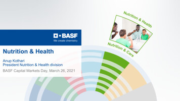 Nutrition & Health - BASF
