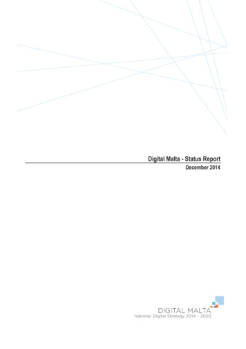 Digital Malta - Status Report