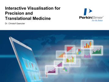 Interactive Visualisation For Precision And Translational Medicine