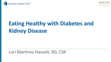 Eating Healthy With Diabetes And Kidney Disease