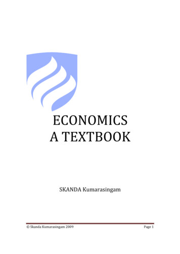 ECONOMICS A TEXTBOOK - WELCOME IGCSE