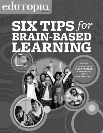 BRAIN-BASED LEARNING - ERIC - Education Resources .