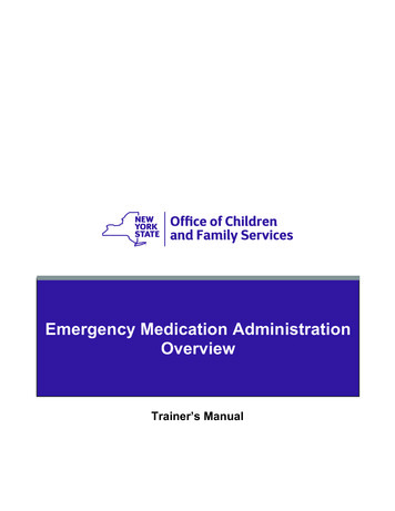 Emergency Medication Administration Overview
