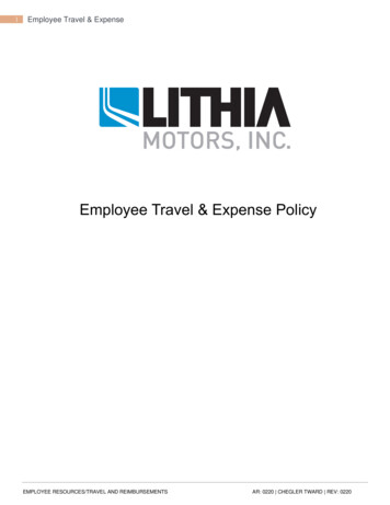 Employee Travel & Expense