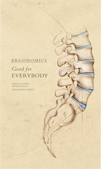 Ergonomics - Good For Everybody - National Institutes Of .