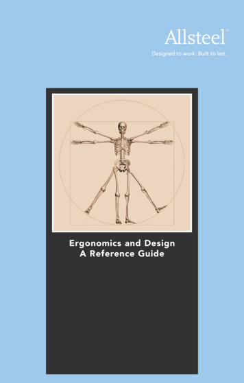 Ergonomics And Design A Reference Guide