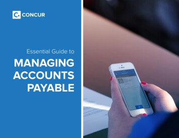 Essential Guide To MANAGING ACCOUNTS PAYABLE - SAP 
