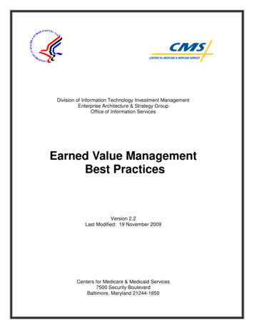 Earned Value Management Best Practices Report