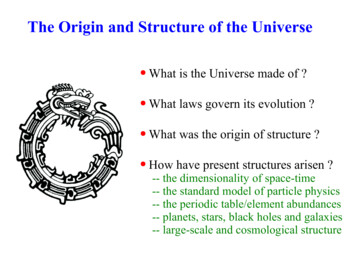 The Origin And Structure Of The Universe - MPA