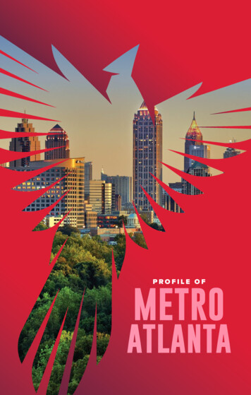 PROFILE OF - Metro Atlanta Chamber Of Commerce