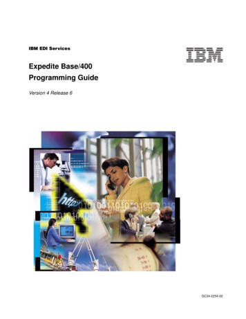 Expedite Base/400 Programming Guide V5R6
