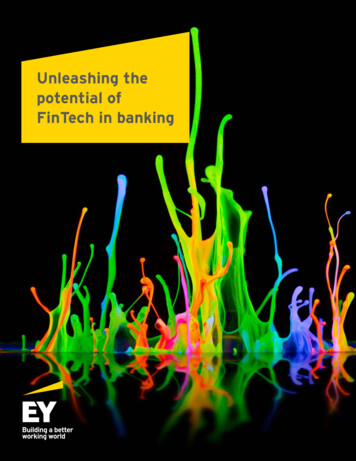 Unleashing The Potential Of FinTech In Banking - EY