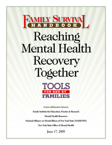 Family Survival Handbook - New York State Office Of Mental .