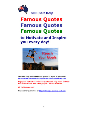 Self Help Book Of 500 Famous Quotes - Weebly