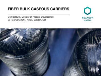 Fiber Bulk Gaseous Carriers - Energy.gov