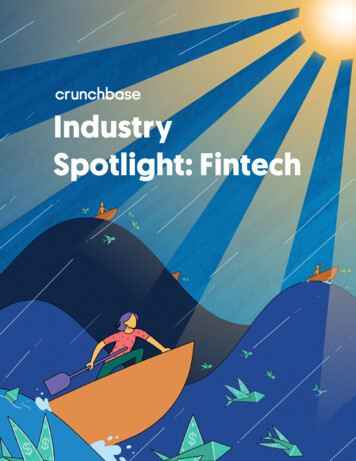 Industry Spotlight: Fintech - Crunchbase