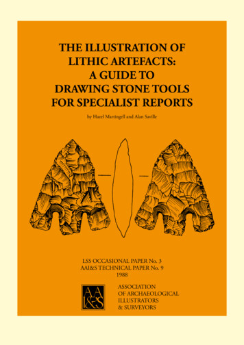 THE ILLUSTRATION OF LITHIC ARTEFACTS: A GUIDE TO 