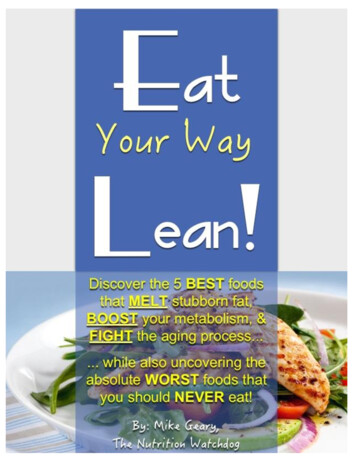 Eat Your Way LEAN! - Truth About Abs