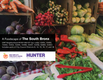 A Foodscape Of The South Bronx - NYC Food Policy Center .