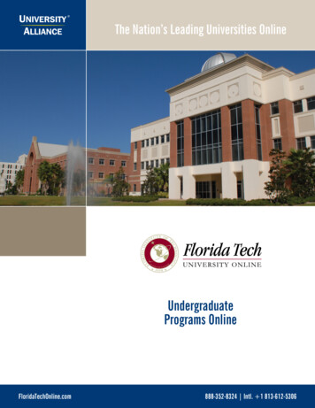 Undergraduate Programs Online