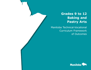 Grades 9 To 12 Baking And Pastry Arts