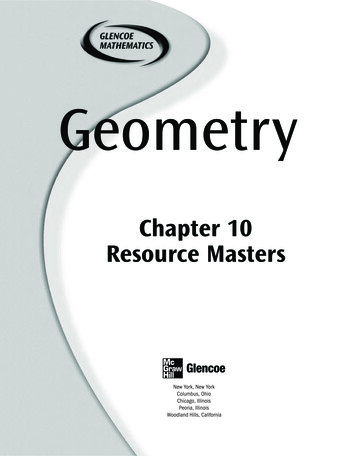Chapter 10 Resource Masters - Math Class