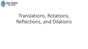 Translations, Rotations, Reflections, And Dilations