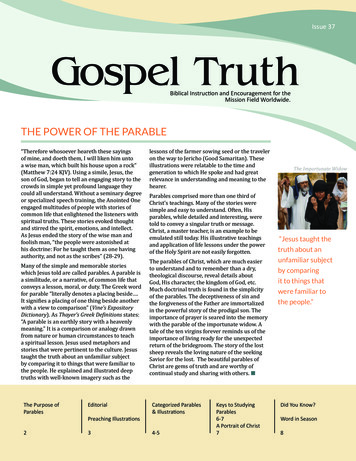 Gospel Truth 37: Power Of The Parable