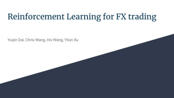 Reinforcement Learning For FX Trading Font: Roboto 14