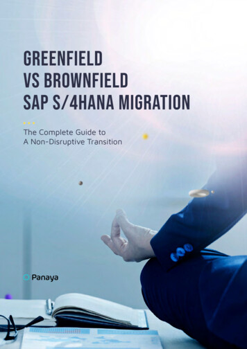 Greenfield Vs Brownfield SAP S/4HANA Migration - Panaya