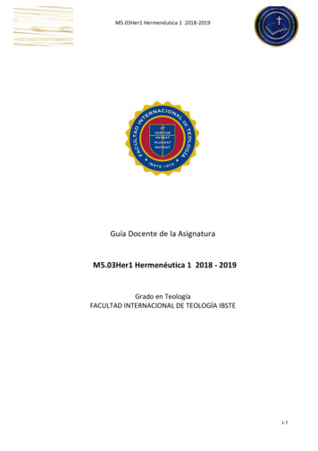 G.D.- M5.03Her1 Hermenéutica 1 2018-2019