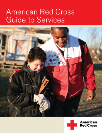 American Red Cross Guide To Services