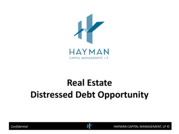 Real Estate Distressed Debt Opportunity - UDF Online