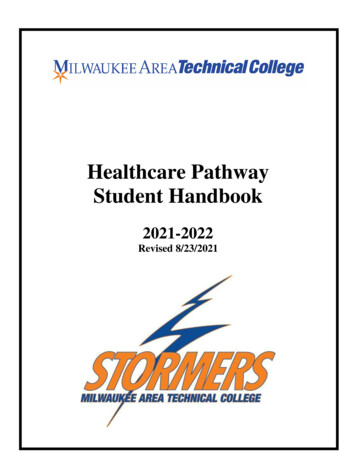 Healthcare Pathway Student Handbook - MATC