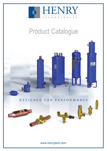 Product Catalogue - Henry Group