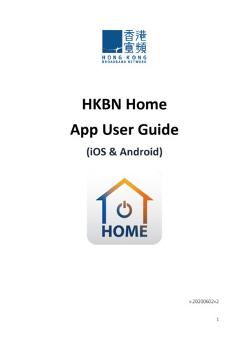 Home App User Guide - HKBN