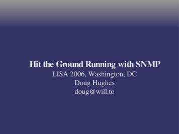 Hit The Ground Running With SNMP