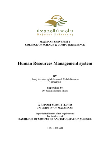 Human Resources Management System - Mu.edu.sa