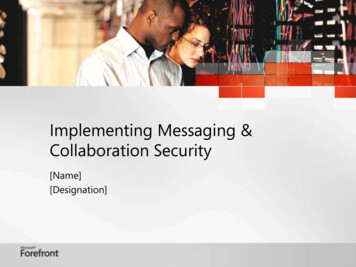Implementing Messaging & Collaboration Security - .microsoft 