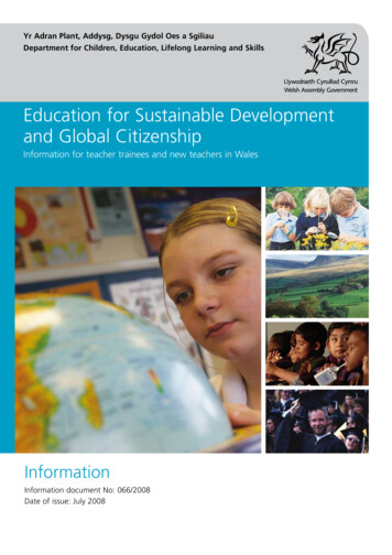 Education For Sustainable Development And Global 