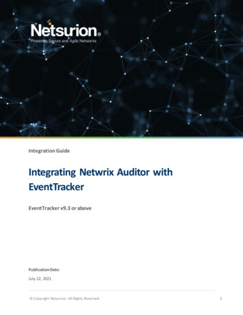 Integrating Netwrix Auditor With EventTracker - Netsurion