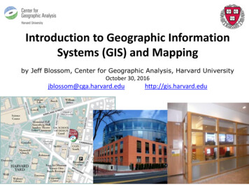 Introduction To Geographic Information Systems (GIS) And .