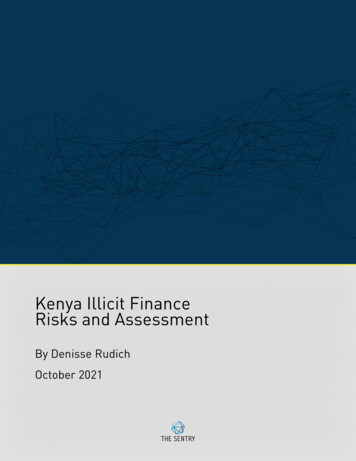 Kenya Illicit Finance Risks And Assessment - Cdn.thesentry 