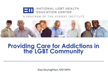 Providing Care For Addictions In The LGBT Community