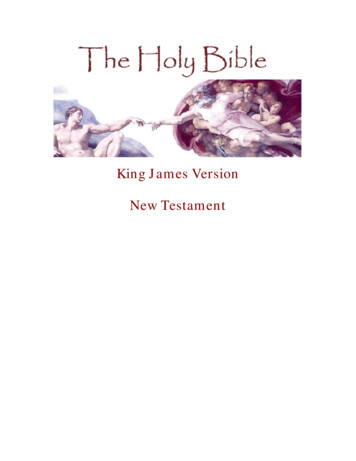King James Version New Testament - Bibles Free. Org