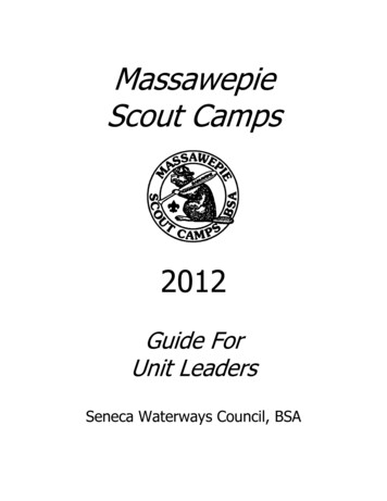 Massawepie Scout Camps - Webs