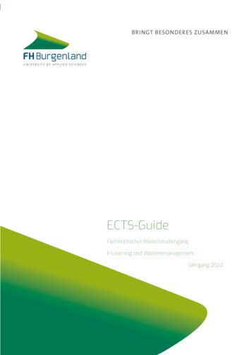 ECTS-Guide - Fh-burgenland.at